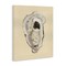 Stupell Industries Aquatic Oyster on Beige Canvas Wall Art Design by Michael Willett